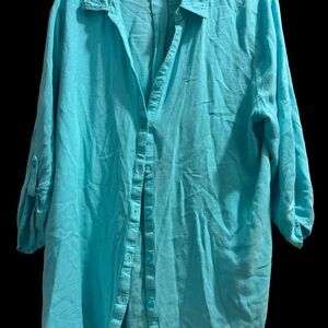 Chico's Vibrant Teal Blouse